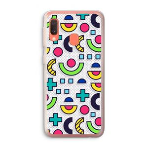 CaseCompany 8-bit N°6: Samsung Galaxy A20e Transparant Hoesje