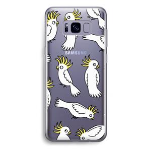 CaseCompany Papegaai: Samsung Galaxy S8 Plus Transparant Hoesje