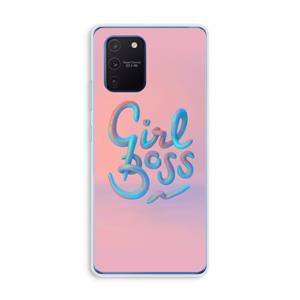 CaseCompany Girl boss: Samsung Galaxy Note 10 Lite Transparant Hoesje