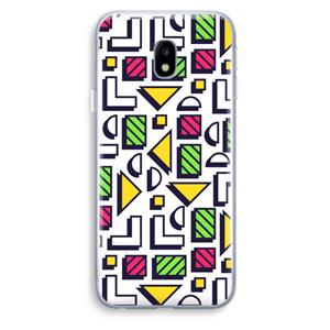 CaseCompany 8-bit N°4: Samsung Galaxy J3 (2017) Transparant Hoesje