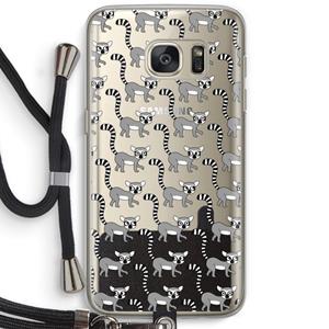 CaseCompany Makis: Samsung Galaxy S7 Transparant Hoesje met koord