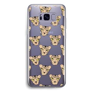 CaseCompany Tijger: Samsung Galaxy S8 Plus Transparant Hoesje
