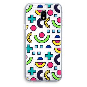 CaseCompany 8-bit N°6: Samsung Galaxy J3 (2017) Transparant Hoesje