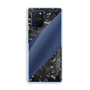 CaseCompany Zwart marmer: Samsung Galaxy Note 10 Lite Transparant Hoesje