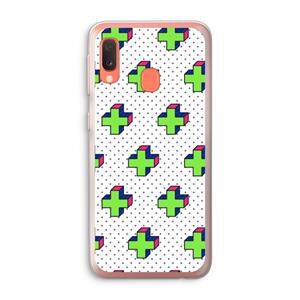 CaseCompany 8-bit N°10: Samsung Galaxy A20e Transparant Hoesje