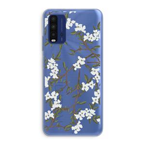 CaseCompany Blossoming spring: Xiaomi Redmi 9T Transparant Hoesje