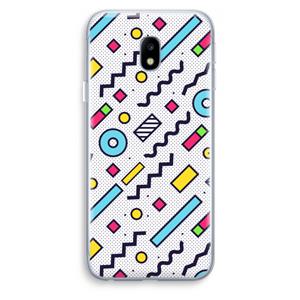 CaseCompany 8-bit N°8: Samsung Galaxy J3 (2017) Transparant Hoesje