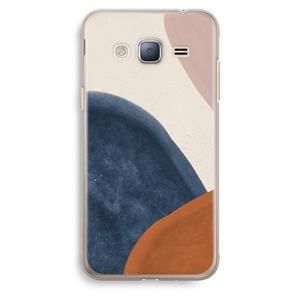 CaseCompany Geo #1: Samsung Galaxy J3 (2016) Transparant Hoesje