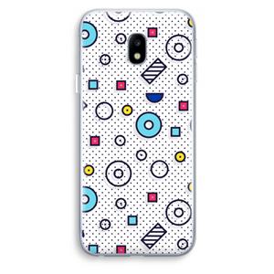 CaseCompany 8-bit N°9: Samsung Galaxy J3 (2017) Transparant Hoesje