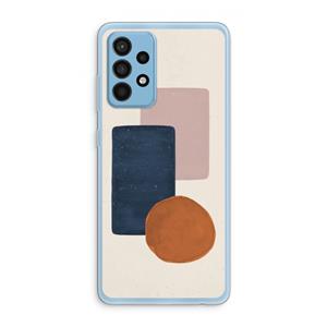 CaseCompany Geo #3: Samsung Galaxy A52 Transparant Hoesje