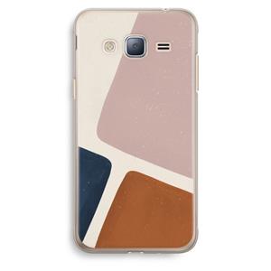 CaseCompany Geo #2: Samsung Galaxy J3 (2016) Transparant Hoesje