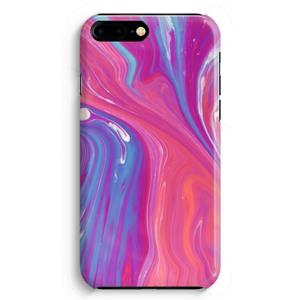 CaseCompany Paarse stroom: iPhone 8 Plus Volledig Geprint Hoesje