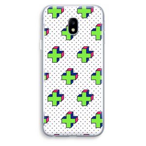 CaseCompany 8-bit N°10: Samsung Galaxy J3 (2017) Transparant Hoesje