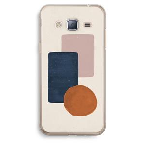 CaseCompany Geo #3: Samsung Galaxy J3 (2016) Transparant Hoesje