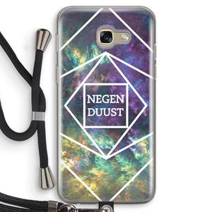 CaseCompany Negenduust ruimte: Samsung Galaxy A5 (2017) Transparant Hoesje met koord
