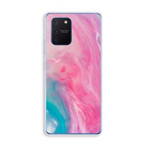 CaseCompany Roze explosie: Samsung Galaxy Note 10 Lite Transparant Hoesje