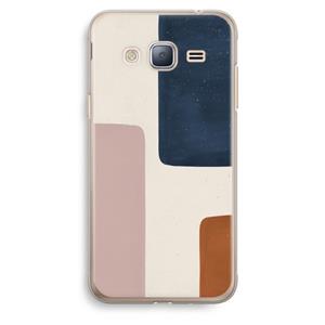 CaseCompany Geo #5: Samsung Galaxy J3 (2016) Transparant Hoesje