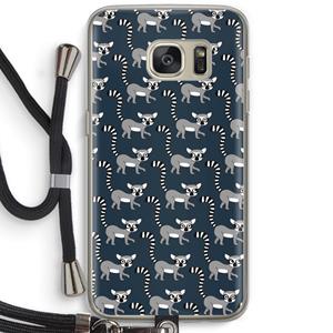 CaseCompany Makis: Samsung Galaxy S7 Transparant Hoesje met koord