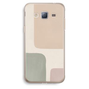 CaseCompany Geo #7: Samsung Galaxy J3 (2016) Transparant Hoesje