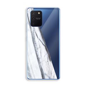 CaseCompany Gestreepte marmer: Samsung Galaxy Note 10 Lite Transparant Hoesje