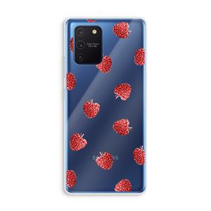 CaseCompany Framboosjes: Samsung Galaxy Note 10 Lite Transparant Hoesje