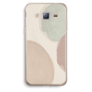 CaseCompany Geo #8: Samsung Galaxy J3 (2016) Transparant Hoesje