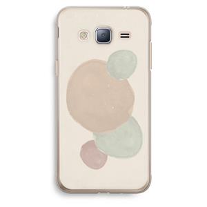 CaseCompany Geo #9: Samsung Galaxy J3 (2016) Transparant Hoesje