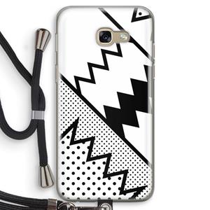 CaseCompany Pop Art #5: Samsung Galaxy A5 (2017) Transparant Hoesje met koord