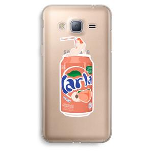 CaseCompany S(peach)less: Samsung Galaxy J3 (2016) Transparant Hoesje