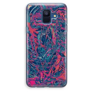 CaseCompany Sleeping Dreams: Samsung Galaxy A6 (2018) Transparant Hoesje