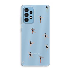 CaseCompany Dancing #1: Samsung Galaxy A52 Transparant Hoesje