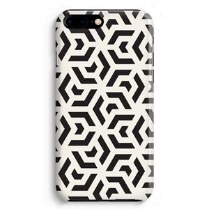 CaseCompany Crazy pattern: iPhone 8 Plus Volledig Geprint Hoesje