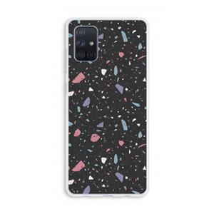 CaseCompany Terrazzo N°16: Galaxy A71 Transparant Hoesje