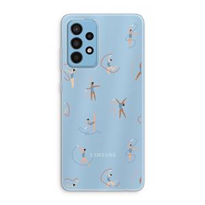 CaseCompany Dancing #3: Samsung Galaxy A52 Transparant Hoesje