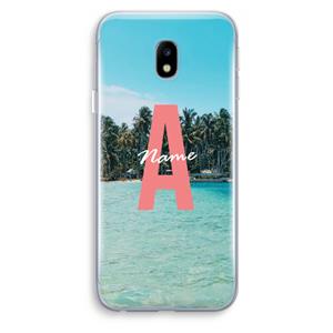 CaseCompany Pacific Dream: Samsung Galaxy J3 (2017) Transparant Hoesje