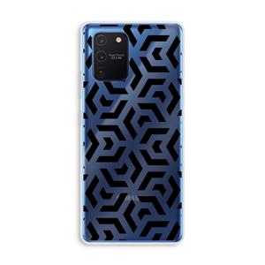 CaseCompany Crazy pattern: Samsung Galaxy Note 10 Lite Transparant Hoesje