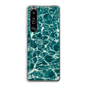 CaseCompany Weerkaatsing water: Sony Xperia 1 III Transparant Hoesje