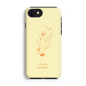 CaseCompany No rain no flowers: iPhone SE 2020 Tough Case