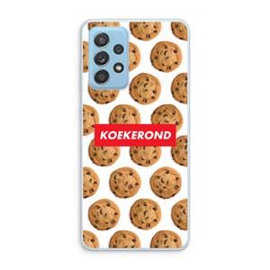 CaseCompany Koekerond: Samsung Galaxy A73 Transparant Hoesje