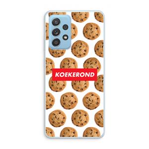 CaseCompany Koekerond: Samsung Galaxy A73 Transparant Hoesje