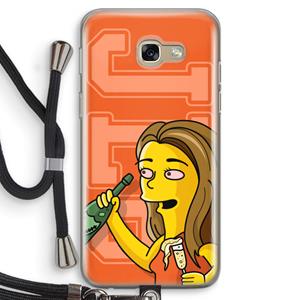 CaseCompany Jamie Lee Simpson: Samsung Galaxy A5 (2017) Transparant Hoesje met koord