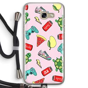 CaseCompany Things Jamie Loves: Samsung Galaxy A5 (2017) Transparant Hoesje met koord