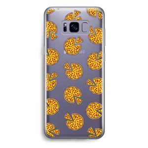 CaseCompany You Had Me At Pizza: Samsung Galaxy S8 Plus Transparant Hoesje