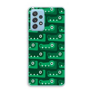 CaseCompany Crocs: Samsung Galaxy A73 Transparant Hoesje