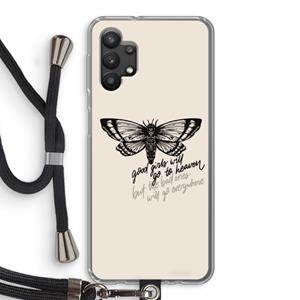 CaseCompany Good or bad: Samsung Galaxy A32 5G Transparant Hoesje met koord