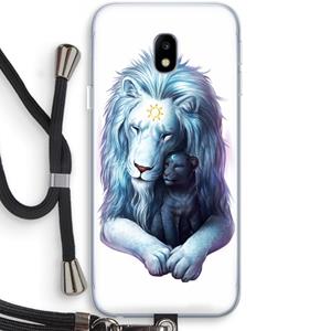 CaseCompany Child Of Light: Samsung Galaxy J3 (2017) Transparant Hoesje met koord