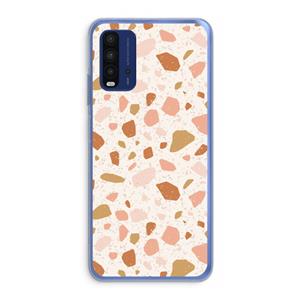 CaseCompany Terrazzo N°18: Xiaomi Redmi 9T Transparant Hoesje