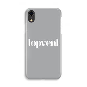 CaseCompany Topvent Grijs Wit: iPhone XR Volledig Geprint Hoesje