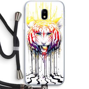 CaseCompany Fading: Samsung Galaxy J3 (2017) Transparant Hoesje met koord