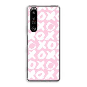 CaseCompany XOXO: Sony Xperia 1 III Transparant Hoesje